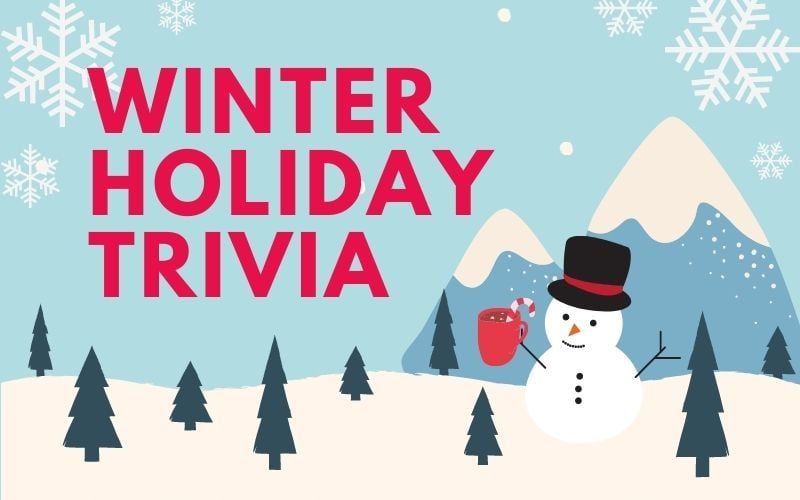 Winter Holiday Trivia banner